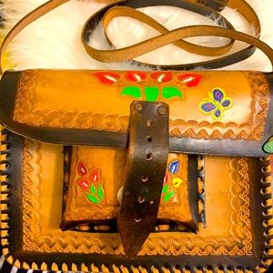 Mexican leather crossbody